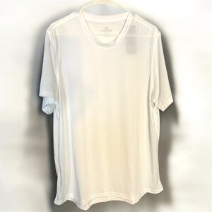 Adidas Creator Tee Short‎ Sleeve Shirt Men's White Blank Climalite XL